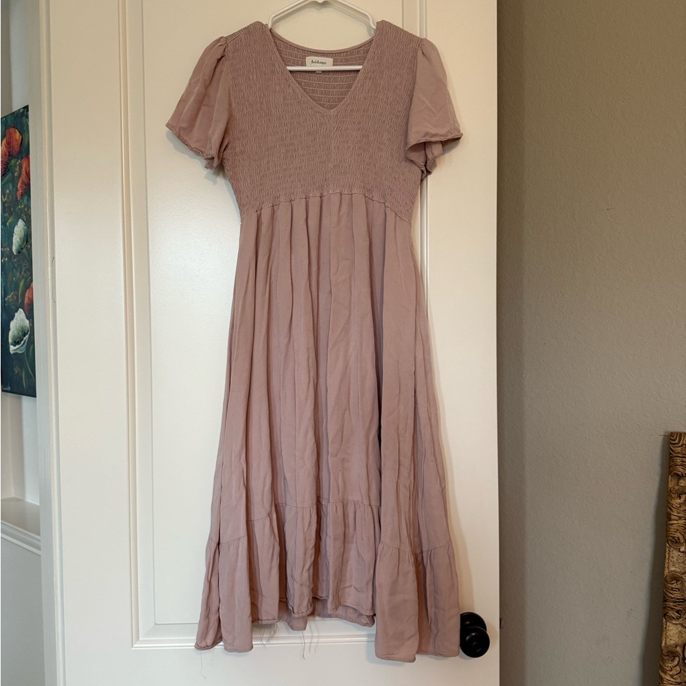 Bohme Mauve Midi Dress